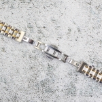 Верижка за часовник ML12-6018BC, Стоманена, Биколор, 12мм