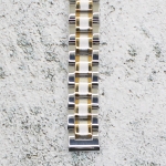 Верижка за часовник ML12-6018BC, Стоманена, Биколор, 12мм