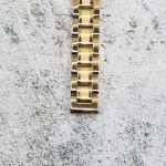 Верижка за часовник ML12-6018G, Стоманена, Златиста, 12мм