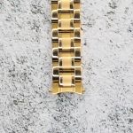 Верижка за часовник ML12-6018G, Стоманена, Златиста, 12мм