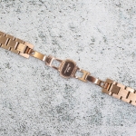 Верижка за часовник ML12-6018RG, Стоманена, Розово злато, 12мм