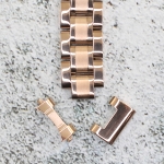 Верижка за часовник ML12-6018RG, Стоманена, Розово злато, 12мм