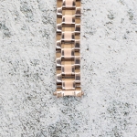Верижка за часовник ML12-6018RG, Стоманена, Розово злато, 12мм