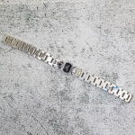 Верижка за часовник ML12-6018W, Стоманена, Сребриста, 12мм