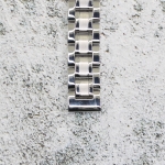 Верижка за часовник ML12-6018W, Стоманена, Сребриста, 12мм