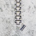 Верижка за часовник ML12-6018W, Стоманена, Сребриста, 12мм