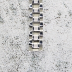 Верижка за часовник ML12-6018W, Стоманена, Сребриста, 12мм