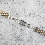 Верижка за часовник ML12-6019BC, Стоманена, Биколор, 12мм