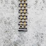 Верижка за часовник ML12-6019BC, Стоманена, Биколор, 12мм