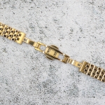 Верижка за часовник ML12-6019G, Стоманена, Златиста, 12мм