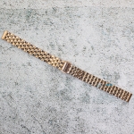 Верижка за часовник ML12-6019RG, Стоманена, Розово злато, 12мм