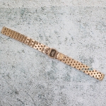 Верижка за часовник ML12-6019RG, Стоманена, Розово злато, 12мм