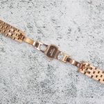 Верижка за часовник ML12-6019RG, Стоманена, Розово злато, 12мм