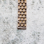 Верижка за часовник ML12-6019RG, Стоманена, Розово злато, 12мм