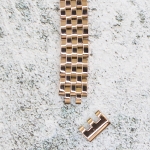 Верижка за часовник ML12-6019RG, Стоманена, Розово злато, 12мм