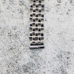 Верижка за часовник ML12-6019W, Стоманена, Сребриста, 12мм