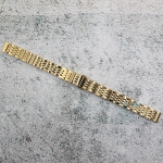 Верижка за часовник ML12-6020G, Стоманена, Златиста, 12мм