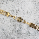 Верижка за часовник ML12-6020G, Стоманена, Златиста, 12мм