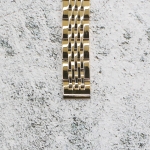 Верижка за часовник ML12-6020G, Стоманена, Златиста, 12мм