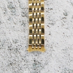 Верижка за часовник ML12-6020G, Стоманена, Златиста, 12мм
