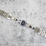 Верижка за часовник ML12-6020W, Стоманена, Сребриста, 12мм