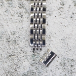 Верижка за часовник ML12-6020W, Стоманена, Сребриста, 12мм