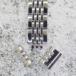 Верижка за часовник ML12-6020W, Стоманена, Сребриста, 12мм