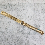 Верижка за часовник ML14-6018G, Стоманена, Златиста, 14мм