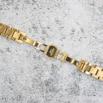 Верижка за часовник ML14-6018G, Стоманена, Златиста, 14мм