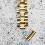 Верижка за часовник ML14-6018G, Стоманена, Златиста, 14мм