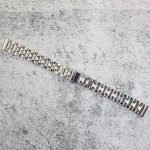 Верижка за часовник ML14-6018W, Стоманена, Сребриста, 14мм