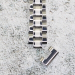 Верижка за часовник ML14-6018W, Стоманена, Сребриста, 14мм