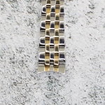 Верижка за часовник ML14-6019BC, Стоманена, Биколор, 14мм