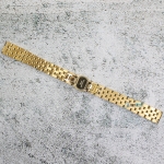 Верижка за часовник ML14-6019G, Стоманена, Златиста, 14мм