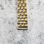 Верижка за часовник ML14-6019G, Стоманена, Златиста, 14мм