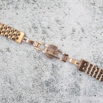Верижка за часовник ML14-6019RG, Стоманена, Розово злато, 14мм