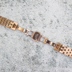 Верижка за часовник ML14-6019RG, Стоманена, Розово злато, 14мм