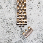 Верижка за часовник ML14-6019RG, Стоманена, Розово злато, 14мм