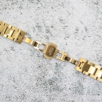 Верижка за часовник ML16-6018G, Стоманена, Златиста, 16мм