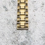 Верижка за часовник ML16-6018G, Стоманена, Златиста, 16мм