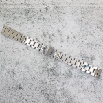 Верижка за часовник ML16-6018W, Стоманена, Сребриста, 16мм