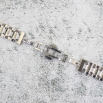 Верижка за часовник ML16-6018W, Стоманена, Сребриста, 16мм