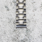 Верижка за часовник ML16-6018W, Стоманена, Сребриста, 16мм