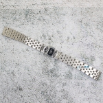 Верижка за часовник ML16-6019W, Стоманена, Сребриста, 16мм