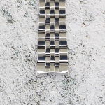 Верижка за часовник ML16-6019W, Стоманена, Сребриста, 16мм