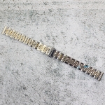 Верижка за часовник ML16-6020BC, Стоманена, Биколор, 16мм