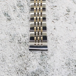 Верижка за часовник ML16-6020BC, Стоманена, Биколор, 16мм