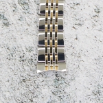 Верижка за часовник ML16-6020BC, Стоманена, Биколор, 16мм