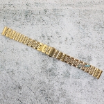 Верижка за часовник ML16-6020G, Стоманена, Златиста, 16мм