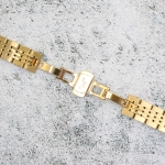 Верижка за часовник ML16-6020G, Стоманена, Златиста, 16мм